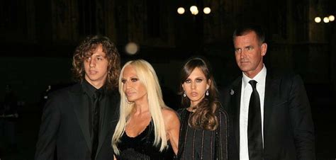 donatella versace y sus hijos|paul beck's son daniel versace.